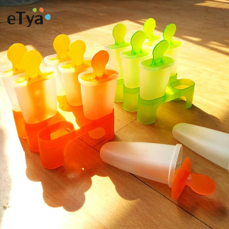 6 Cells DIY Frozen Ice Cream Pop Mold Popsicle Maker Lolly Mould Tray Pan Kitchen tools
6 Cells DIY Frozen Ice Cream Pop Mold Popsicle Maker Lolly Mould Tray Pan Kitchen tools