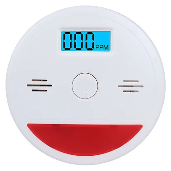 CO Gas Sensor Detector Work alone Built-in 85dB siren sound Independent Carbon Monoxide Poisoning Warning Alarm Detector LCD
CO Gas Sensor Detector Work alone Built-in 85dB siren sound Independent Carbon Monoxide Poisoning Warning Alarm Detector LCD