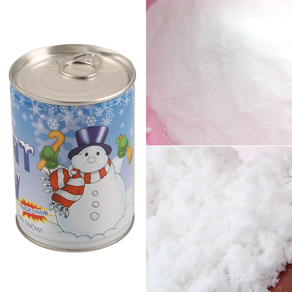 New Arrival Instant Snow Man-Made Magic Artificial Snow Powder Christmas Decoration DIY Children Gifts
New Arrival Instant Snow Man-Made Magic Artificial Snow Powder Christmas Decoration DIY Children Gifts
