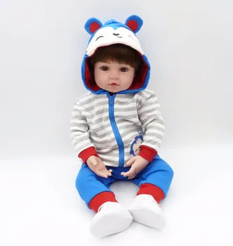 The latest new 58cm silicone reborn party fashion realistic baby doll boy child birthday gift rebirth doll
The latest new 58cm silicone reborn party fashion realistic baby doll boy child birthday gift rebirth doll