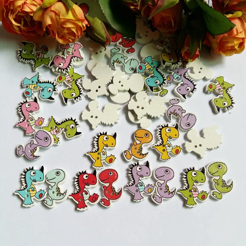 Buttons Scrapbooking Sewing Buttons Wooden 40PCs 2 Holds Mixed Wooden Cloth Accessories Mixed dinosaur style
Buttons Scrapbooking Sewing Buttons Wooden 40PCs 2 Holds Mixed Wooden Cloth Accessories Mixed dinosaur style