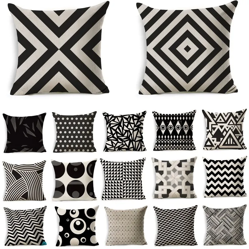 1Pcs Beige Black Geometric Pattern Cotton Linen Cushions Home Decor Throw Pillow Car Sofa Seat Cushion Decorative Pillow 40198
1Pcs Beige Black Geometric Pattern Cotton Linen Cushions Home Decor Throw Pillow Car Sofa Seat Cushion Decorative Pillow 40198