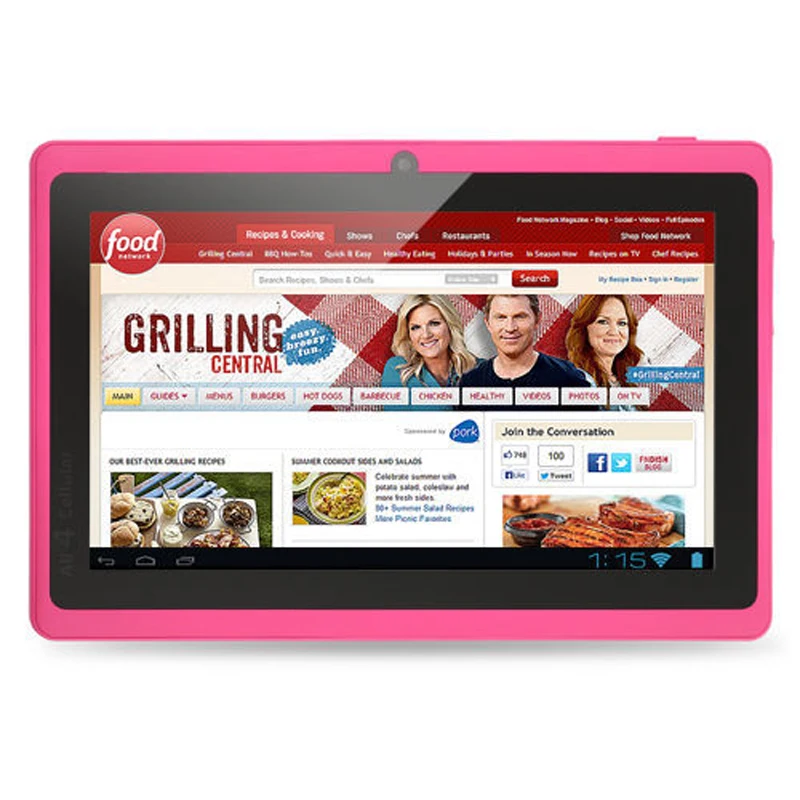 7" Tablet PC Android 4.4 Quad Core Bluetooth WiFi Capacitive Quad Core Cam Pink Tablet PC 512+8G android Tablet 7 8 9 10 tablet
7" Tablet PC Android 4.4 Quad Core Bluetooth WiFi Capacitive Quad Core Cam Pink Tablet PC 512+8G android Tablet 7 8 9 10 tablet