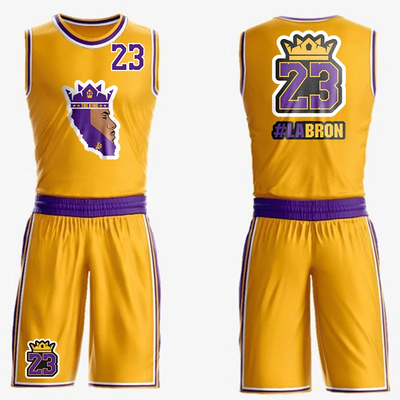 2019 New LeBron James Jerseys Basketball Jersey Lebron Jersey set Suit #23 Los Angeles Home Yellow king james Special version
2019 New LeBron James Jerseys Basketball Jersey Lebron Jersey set Suit #23 Los Angeles Home Yellow king james Special version