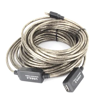 15m USB2.0 Signal Amplification Extension Line Active Repeater Male to Female Cable Adapter for Keyboard Mouse Remote Control
15m USB2.0 Signal Amplification Extension Line Active Repeater Male to Female Cable Adapter for Keyboard Mouse Remote Control