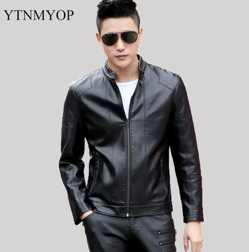 Leisure Business Men's Clothing 2017 New Arrival Motorcycle Leather Jacket Plus Size Black Coats
Leisure Business Men's Clothing 2017 New Arrival Motorcycle Leather Jacket Plus Size Black Coats