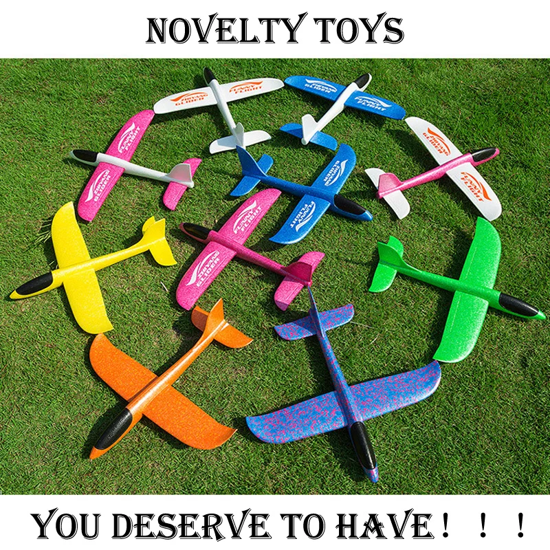 1pcs 48cm Hand Launch Throwing Glider Planner Aircraft Inertial Foam Airplane Toys For Children Plane Model Flying Outdoor Toy
1pcs 48cm Hand Launch Throwing Glider Planner Aircraft Inertial Foam Airplane Toys For Children Plane Model Flying Outdoor Toy