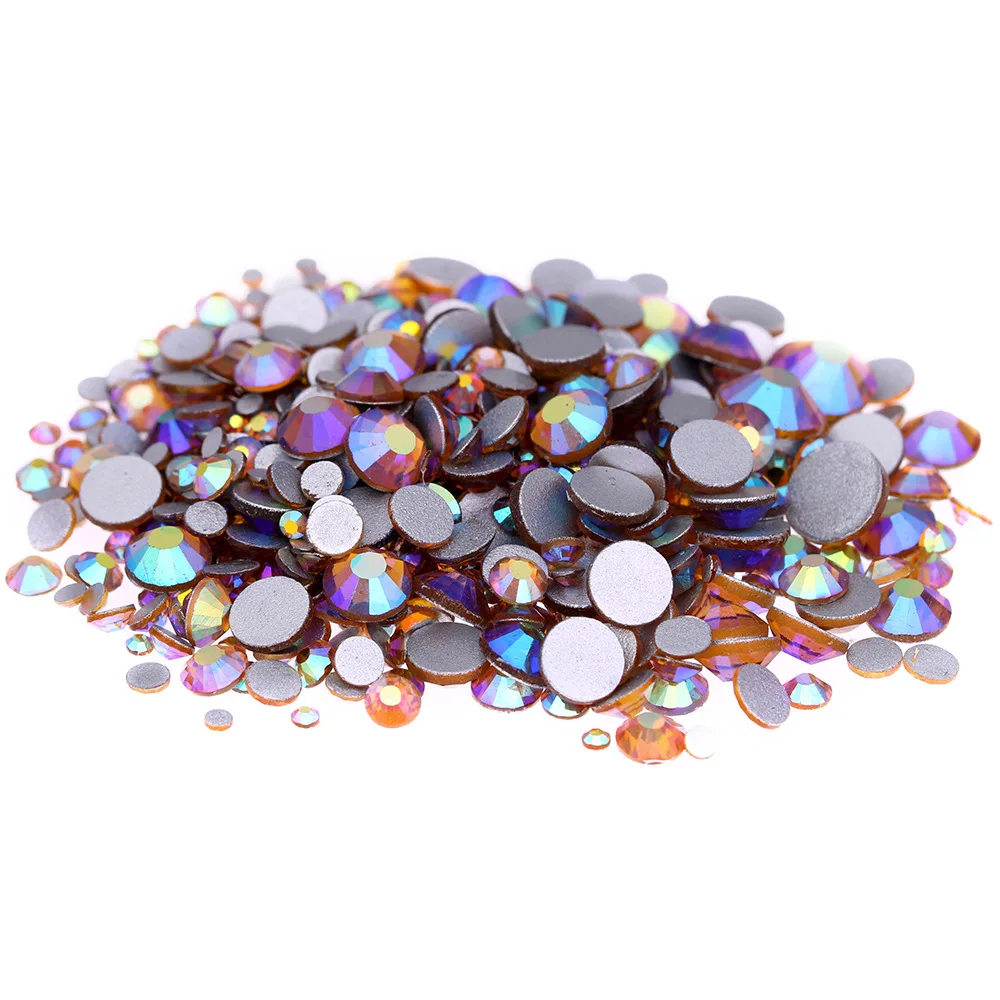 Super Glitter Topaz AB SS3-SS30 Flatback Non HotFix Crystal Rhinestones For Nail Art Decoration Shoes And Dancing Accessories
Super Glitter Topaz AB SS3-SS30 Flatback Non HotFix Crystal Rhinestones For Nail Art Decoration Shoes And Dancing Accessories