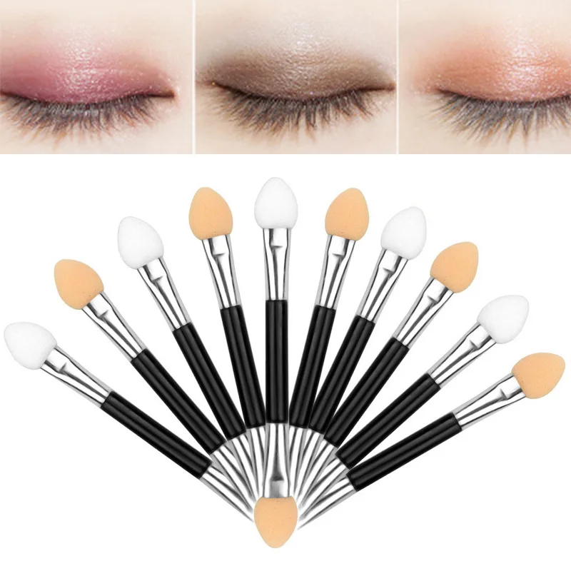 10Pcs Latex Sponge Nail Powder Glitter Pigment Brush Stick Double-ended Eyeshadow Applicator Brush Makeup Manicure Nail Art Tool
10Pcs Latex Sponge Nail Powder Glitter Pigment Brush Stick Double-ended Eyeshadow Applicator Brush Makeup Manicure Nail Art Tool