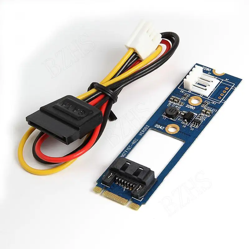 L M2 TO SATA M.2 NGFF SATA to 7Pin SATA Horizontal Converter Adapter Card Expansion Card+4Pin Power Cable for WinXP Win7 Win8
L M2 TO SATA M.2 NGFF SATA to 7Pin SATA Horizontal Converter Adapter Card Expansion Card+4Pin Power Cable for WinXP Win7 Win8