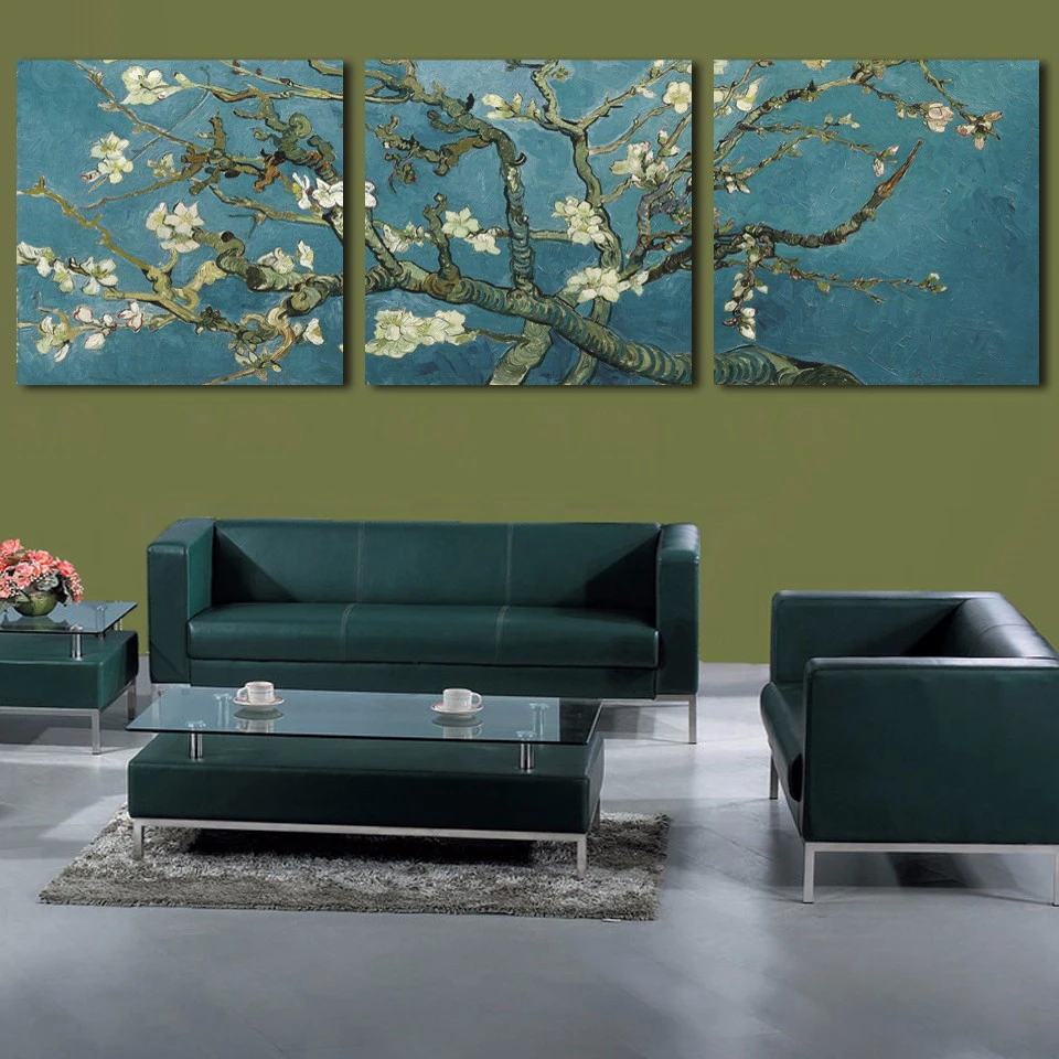 Canvas Painting For Living Room Home Decor Wall Art 3 Pieces Van Gogh Classical Pictures HD Prints Flowers Tree Poster Framework
Canvas Painting For Living Room Home Decor Wall Art 3 Pieces Van Gogh Classical Pictures HD Prints Flowers Tree Poster Framework