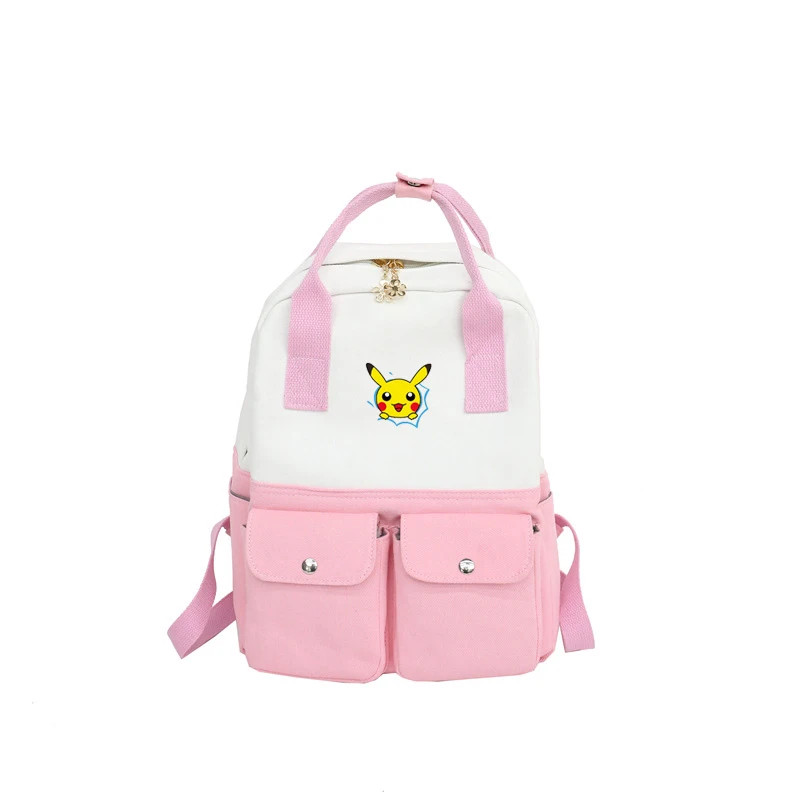 Cartoon Pokemon Pikachu Women Backpack School Bag for Teenagers Girl Canvas Female Bagpack Laptop Back Packs Bolsas Mochila 
Cartoon Pokemon Pikachu Women Backpack School Bag for Teenagers Girl Canvas Female Bagpack Laptop Back Packs Bolsas Mochila