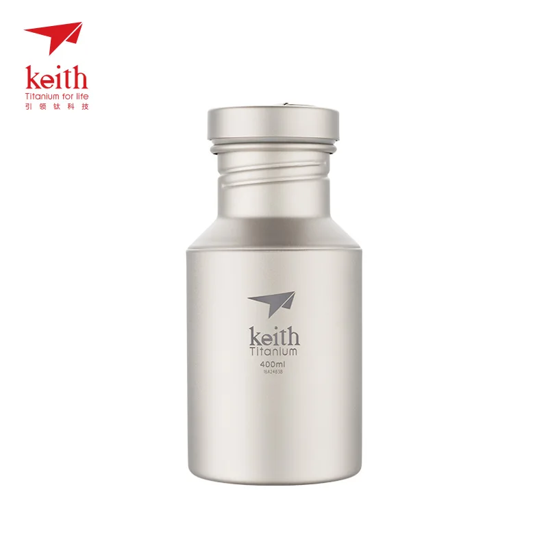 Keith New Titanium Bottle Titanium Water Bottle Outdoor Camping Sport Bike Bottle 400ml Ultralight 79g Ti3030
Keith New Titanium Bottle Titanium Water Bottle Outdoor Camping Sport Bike Bottle 400ml Ultralight 79g Ti3030