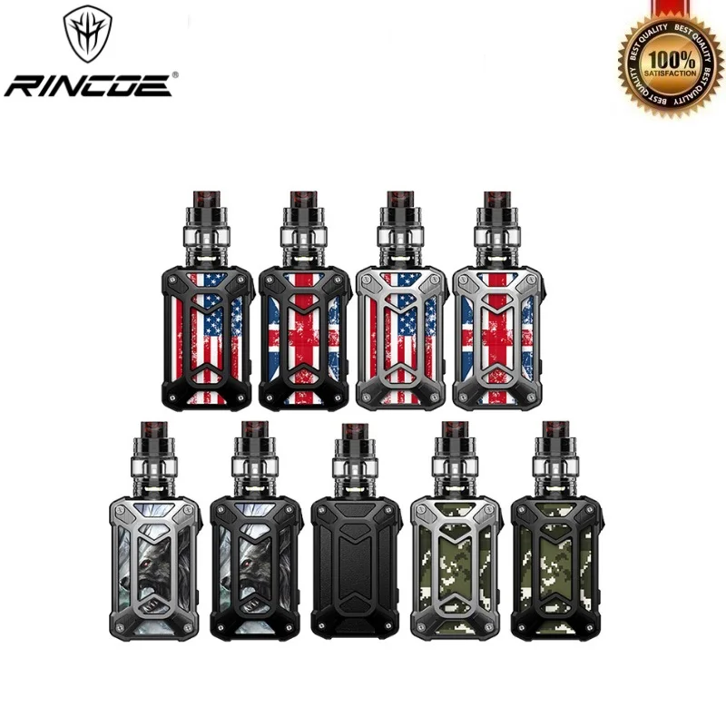 Origina Rincoe Mechman 228W Kit Box Mod with Rincoe Mesh Tank Powered by Dual 18650 Battery Vaporizer VS Vaporesso Luxe Kits
Origina Rincoe Mechman 228W Kit Box Mod with Rincoe Mesh Tank Powered by Dual 18650 Battery Vaporizer VS Vaporesso Luxe Kits