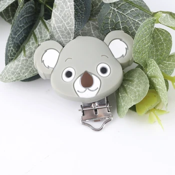 1pc Silicone Pacifier Clip Koala Head Teething DIY Parcifier Chain Making Baby Food Grade Silicone Baby Children's Goods
1pc Silicone Pacifier Clip Koala Head Teething DIY Parcifier Chain Making Baby Food Grade Silicone Baby Children's Goods