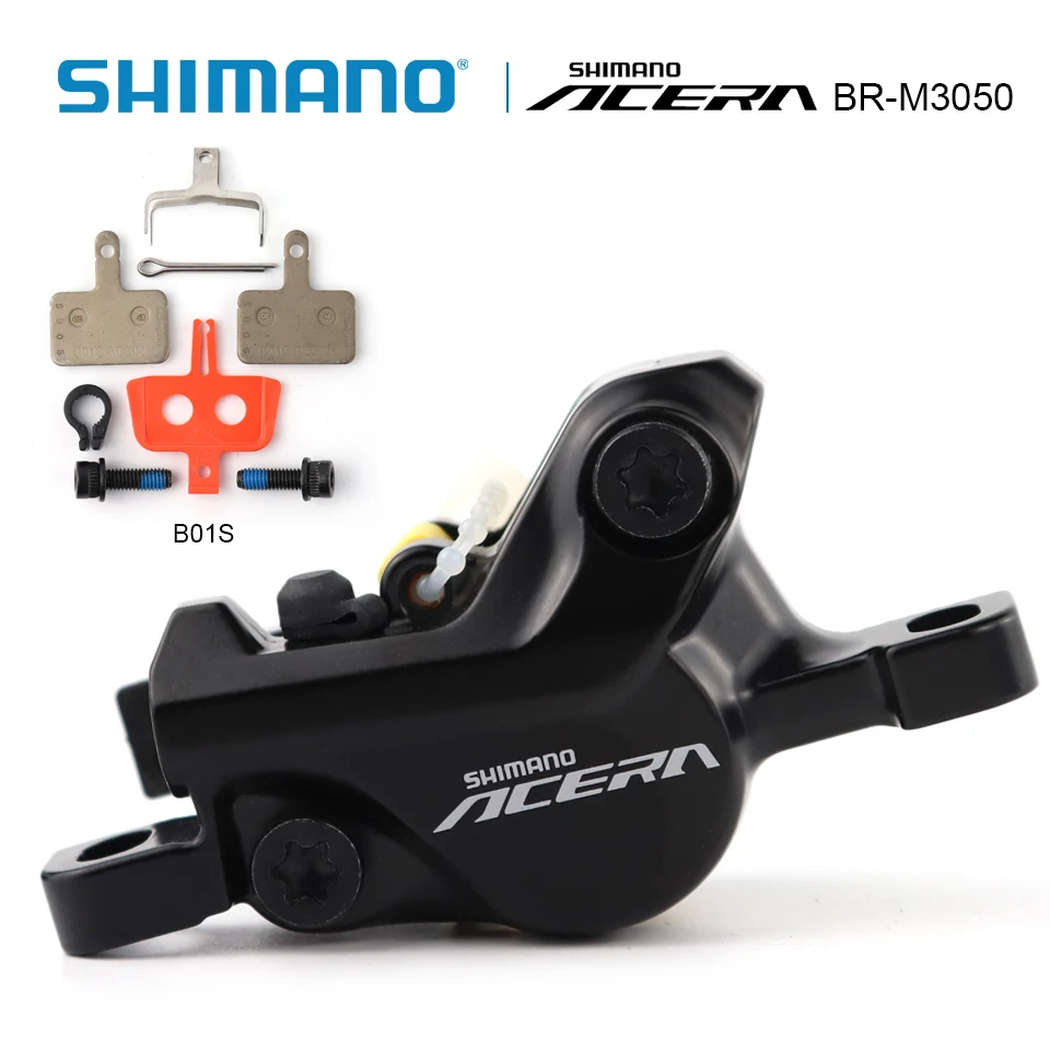 SHIMANO ACERA BR-M3050 Disc Brake Caliper MTB Mountain Bike With B01S Resin Brake Pads Shimano genuine goods bike accessories
SHIMANO ACERA BR-M3050 Disc Brake Caliper MTB Mountain Bike With B01S Resin Brake Pads Shimano genuine goods bike accessories