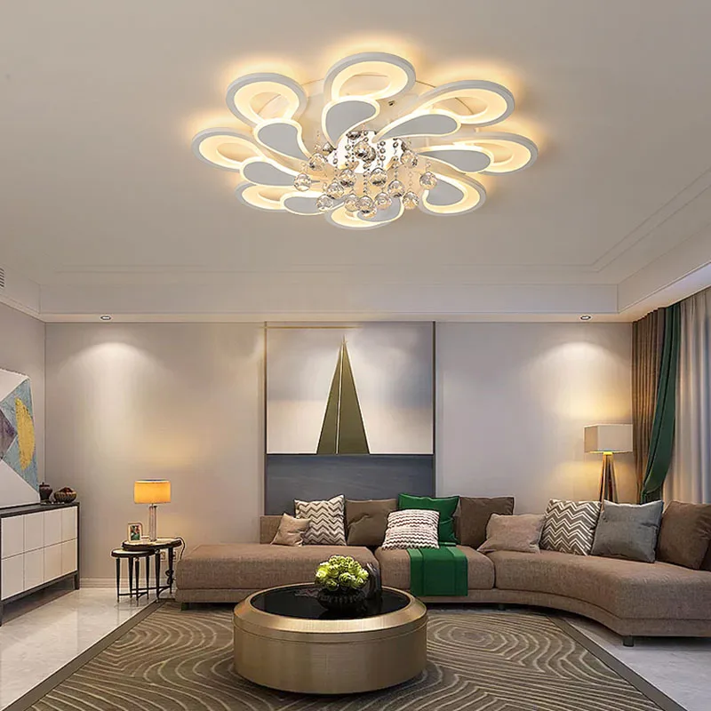 Modern LED chandelier ceiling lamp crystal lamp minimalist atmosphere LED lamp for living room dining room bedroom
Modern LED chandelier ceiling lamp crystal lamp minimalist atmosphere LED lamp for living room dining room bedroom