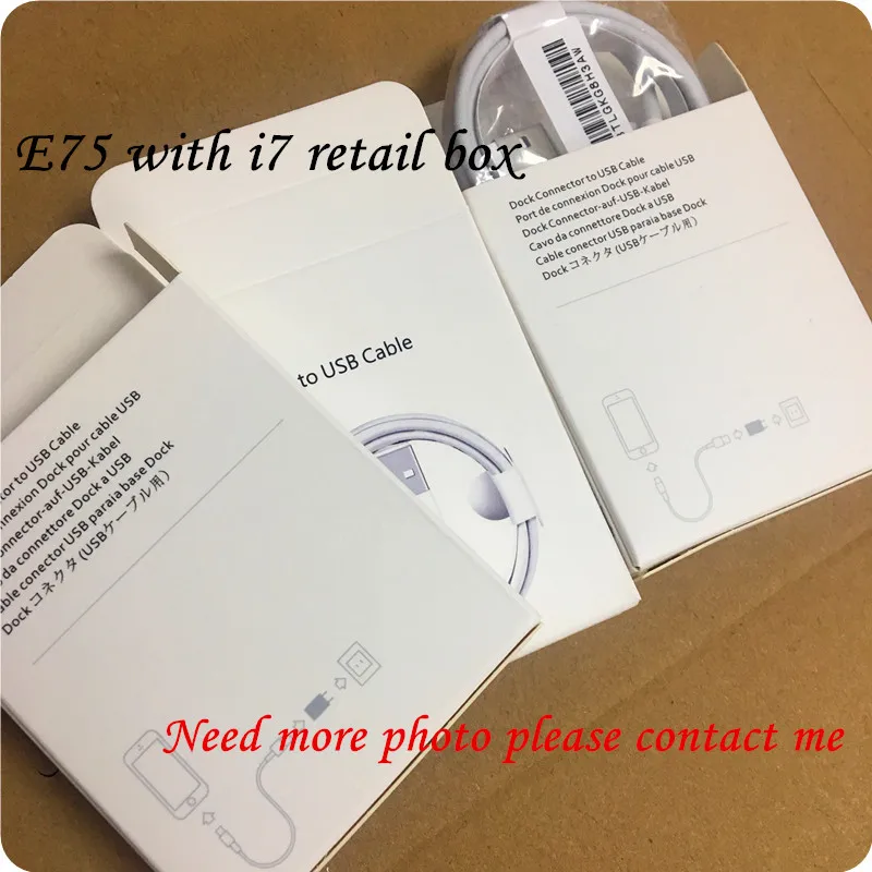 10pcs/lot 1m/3FT OD 3.0mm 8ic E75 chip Quality USB Data Charger usb Cable Withfor iPhone x 8 7 6s 6 plus 5s with retail box
10pcs/lot 1m/3FT OD 3.0mm 8ic E75 chip Quality USB Data Charger usb Cable Withfor iPhone x 8 7 6s 6 plus 5s with retail box