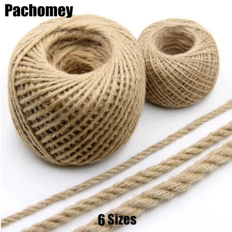 Pick 6 Diameter Natural Hemp Cords Linen Jute Cord Thread for Gift Package Weaved Crafts Handcraft PP061001
Pick 6 Diameter Natural Hemp Cords Linen Jute Cord Thread for Gift Package Weaved Crafts Handcraft PP061001