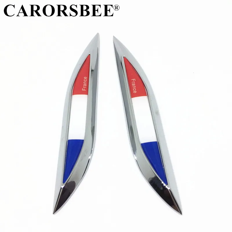 CARORSBEE 1 Pair 3D Metal France French national flag Emblem Badge Car stickers Auto Fender Side Boot Rear Trunk Decals styling
CARORSBEE 1 Pair 3D Metal France French national flag Emblem Badge Car stickers Auto Fender Side Boot Rear Trunk Decals styling