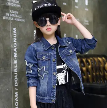 Star Patched Teenage Girls Denim Jacket Kids Girls Outerwear Coat 2018 New Spring Fall Casual Top Girls Outfit Long Sleeves
Star Patched Teenage Girls Denim Jacket Kids Girls Outerwear Coat 2018 New Spring Fall Casual Top Girls Outfit Long Sleeves
