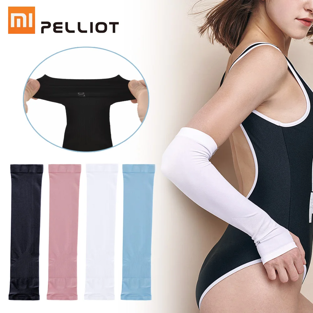 Xiaomi Mijia Pelliot Ice Silk Arm Sleeve Sunscreen UV Protection Arm Guard Cooling Cycling Outdoor Sunscreen Sleeve Cover UPF40+
Xiaomi Mijia Pelliot Ice Silk Arm Sleeve Sunscreen UV Protection Arm Guard Cooling Cycling Outdoor Sunscreen Sleeve Cover UPF40+