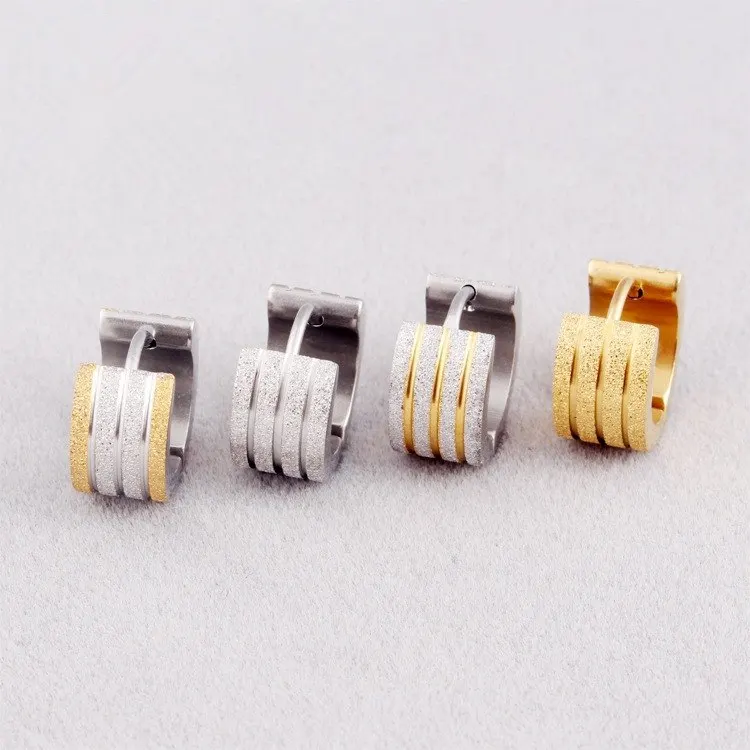 Hot Sale Fashion Wide Small Hoop Earrings Stainless Steel Men Women Frosting Silver Gold Hoop Huggie Earrings Jewelry
Hot Sale Fashion Wide Small Hoop Earrings Stainless Steel Men Women Frosting Silver Gold Hoop Huggie Earrings Jewelry