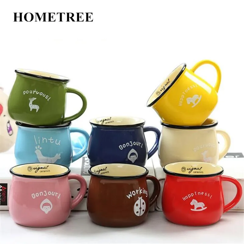 HOMETREE New Creative Candy Color Ceramic Mug Coffee Milk Breakfast Cup Cute Porcelain Tea Mugs Novetly Gifts 150/250/380ml H247
HOMETREE New Creative Candy Color Ceramic Mug Coffee Milk Breakfast Cup Cute Porcelain Tea Mugs Novetly Gifts 150/250/380ml H247