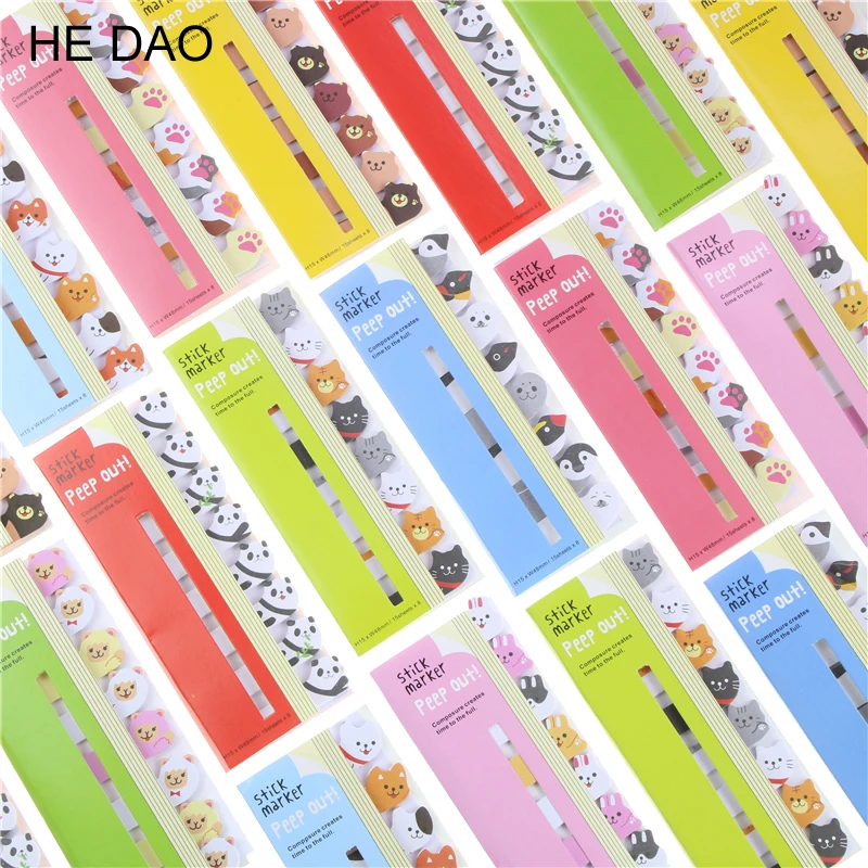 Image Kawaii Scrapbooking Scrapbook Stickers Sticky Notes School Office Supplies Memo Pad Page Flags For Kids Material Escolar