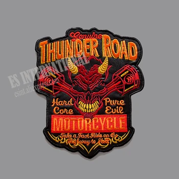 11.4 inches Huge Engine Red Skull Evil large Embroidery Patches for Jacket Motorcycle Biker 29CM*24.6CM PU leather
11.4 inches Huge Engine Red Skull Evil large Embroidery Patches for Jacket Motorcycle Biker 29CM*24.6CM PU leather