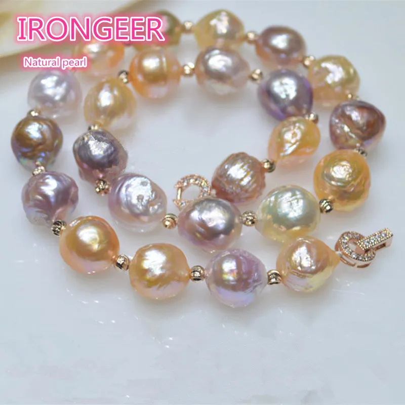 Luxury Brand name Really pure natural Metallic luster Big pearl 11-13mm Baroque Irregular Pearl Necklace for women Free shipping
Luxury Brand name Really pure natural Metallic luster Big pearl 11-13mm Baroque Irregular Pearl Necklace for women Free shipping