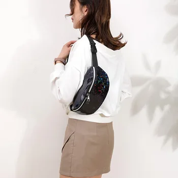 Fashion Women Waist Bag Mini Round Belt Bag Pouch Fashion Quilted Leather Fanny Pack Casual Ladies Crossbody Travel Chest Bag
Fashion Women Waist Bag Mini Round Belt Bag Pouch Fashion Quilted Leather Fanny Pack Casual Ladies Crossbody Travel Chest Bag