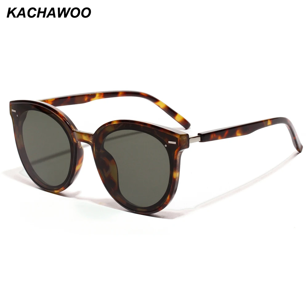 Kachawoo round sunglasses women big frame rivet leopard retro sun glasses for men red black trending accessories unisex
Kachawoo round sunglasses women big frame rivet leopard retro sun glasses for men red black trending accessories unisex