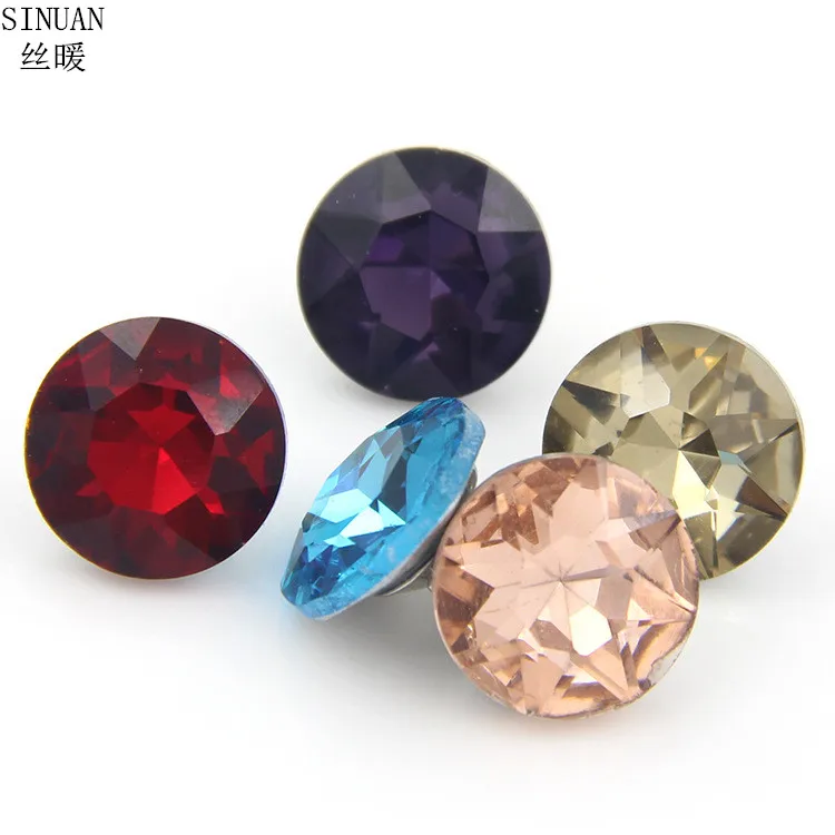 SINUAN Rhinestone Buttons Beads Button Dyed Glass Buttons 100Pcs Shank Button Sewing Apparel Accessories Applique For Clothing
SINUAN Rhinestone Buttons Beads Button Dyed Glass Buttons 100Pcs Shank Button Sewing Apparel Accessories Applique For Clothing