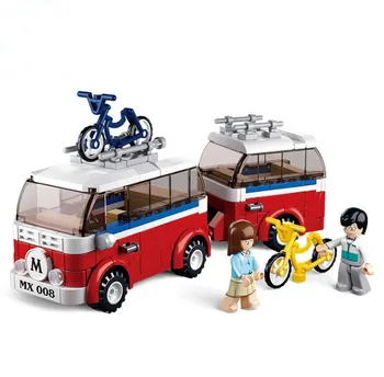 0566 NEW 324Pcs City series Camper Van Motorhomes Building blocks Classic car Model Mini World Toys Gift for children
0566 NEW 324Pcs City series Camper Van Motorhomes Building blocks Classic car Model Mini World Toys Gift for children