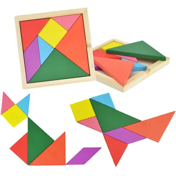 Children mental development tangram wooden jigsaw puzzles for kids beech wood montessori baby Geometry educational toy game play
Children mental development tangram wooden jigsaw puzzles for kids beech wood montessori baby Geometry educational toy game play