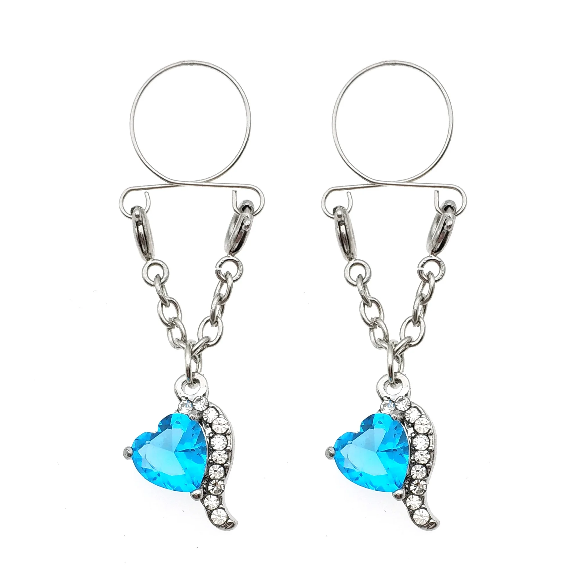 Sexy Adjustable Non Pierced Cilp on Long Dangle Chain 2Pcs Fake Nipple Rings body piercing jewelry
Sexy Adjustable Non Pierced Cilp on Long Dangle Chain 2Pcs Fake Nipple Rings body piercing jewelry