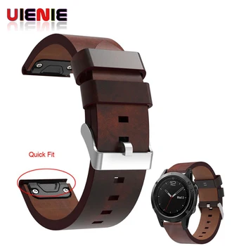 UIENIE Luxury Leather Strap Replacement 22mm Watch Band with Quick Fit For Garmin Fenix 5/Forerunner 935/Approach S60 Bracelet
UIENIE Luxury Leather Strap Replacement 22mm Watch Band with Quick Fit For Garmin Fenix 5/Forerunner 935/Approach S60 Bracelet