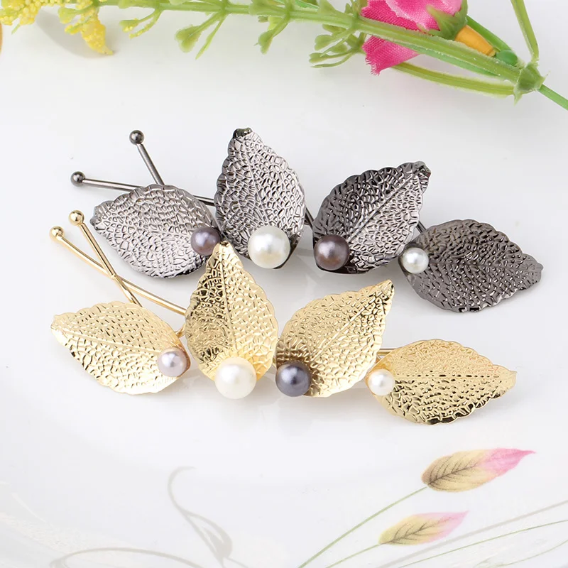 Women Headwear Leaves Barrettes for Female Headbands Girls Hairpins Flower Hair Accessories Women Pearl with Leaves Hair clips
Women Headwear Leaves Barrettes for Female Headbands Girls Hairpins Flower Hair Accessories Women Pearl with Leaves Hair clips