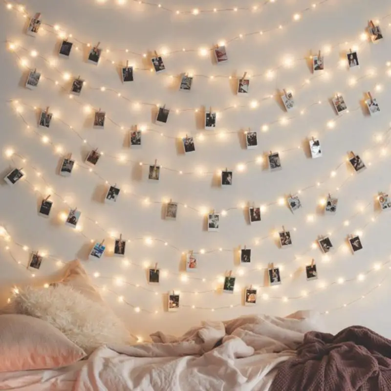 Party Decorarion LED String Light String Battery Powered Photo Fairy Garland 3M/4M/5M Warm White Wedding Christmas Tree
Party Decorarion LED String Light String Battery Powered Photo Fairy Garland 3M/4M/5M Warm White Wedding Christmas Tree