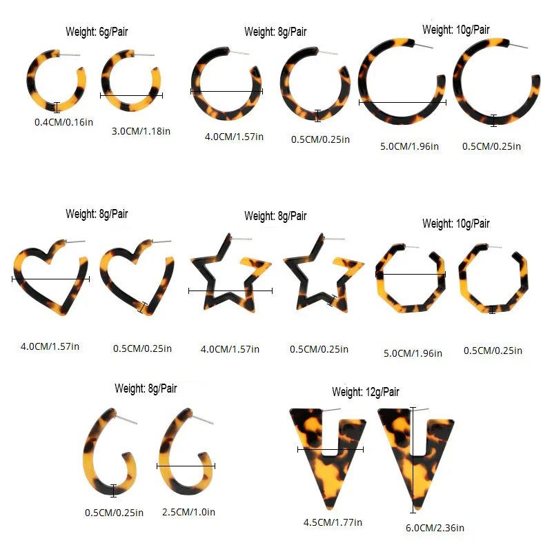 Geometric Statement Leopard Print Acrylic Acetic Acid Sheet Geometric Circle Square Long Drop Earrings for Women Drop shipping
Geometric Statement Leopard Print Acrylic Acetic Acid Sheet Geometric Circle Square Long Drop Earrings for Women Drop shipping