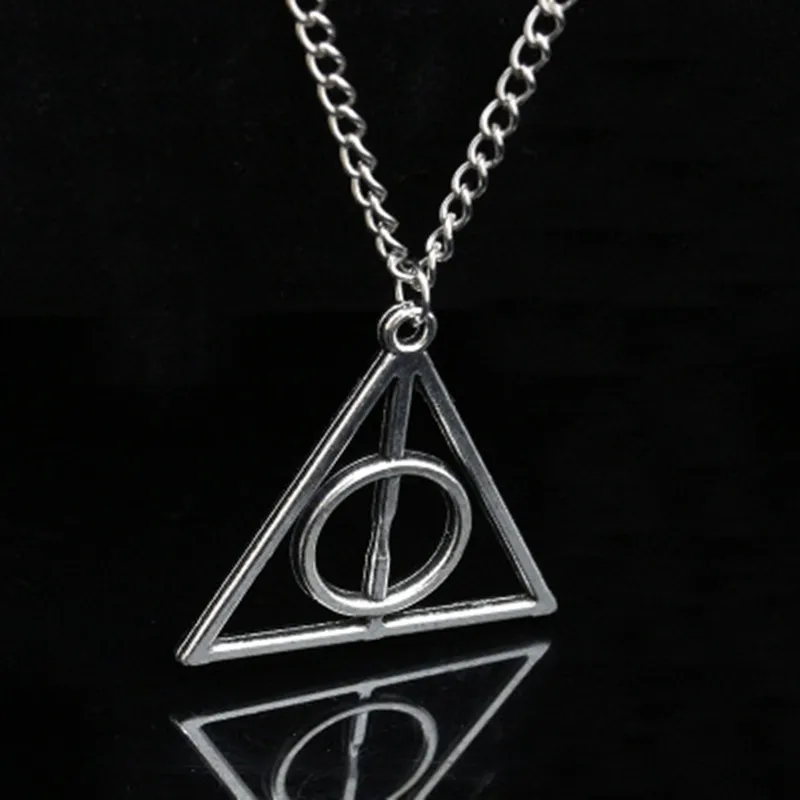 Unisex Accessories Harry P Luna and the Deathly Hallows Pendat Necklace Retro Triangle Round Sweater Chain Necklace
Unisex Accessories Harry P Luna and the Deathly Hallows Pendat Necklace Retro Triangle Round Sweater Chain Necklace