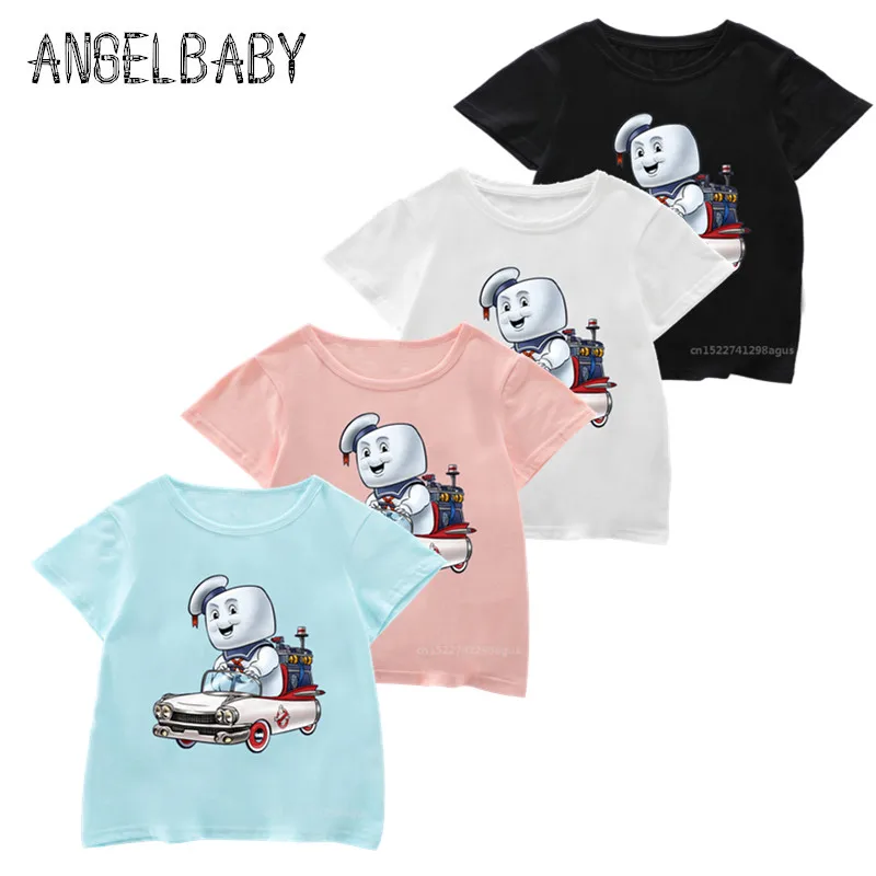 Boys and Girls Old School Logo Ghostbuster Print T shirt Kids Stay Puft Funny NoveltyClothes Baby Summer Casual T-shirt 5224J
Boys and Girls Old School Logo Ghostbuster Print T shirt Kids Stay Puft Funny NoveltyClothes Baby Summer Casual T-shirt 5224J
