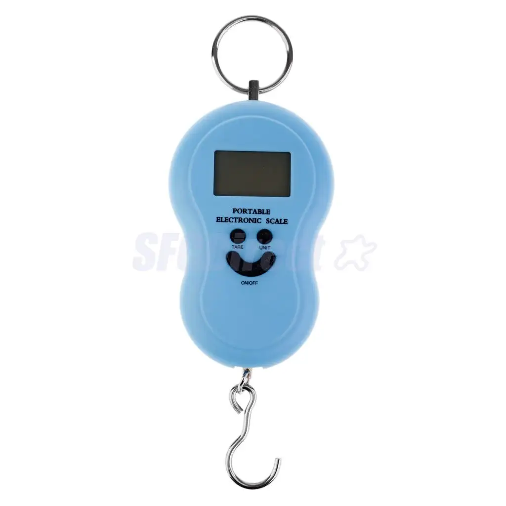 50kg/10g Pocket LCD Digital Fish Hanging Luggage Weight Hook Scale
