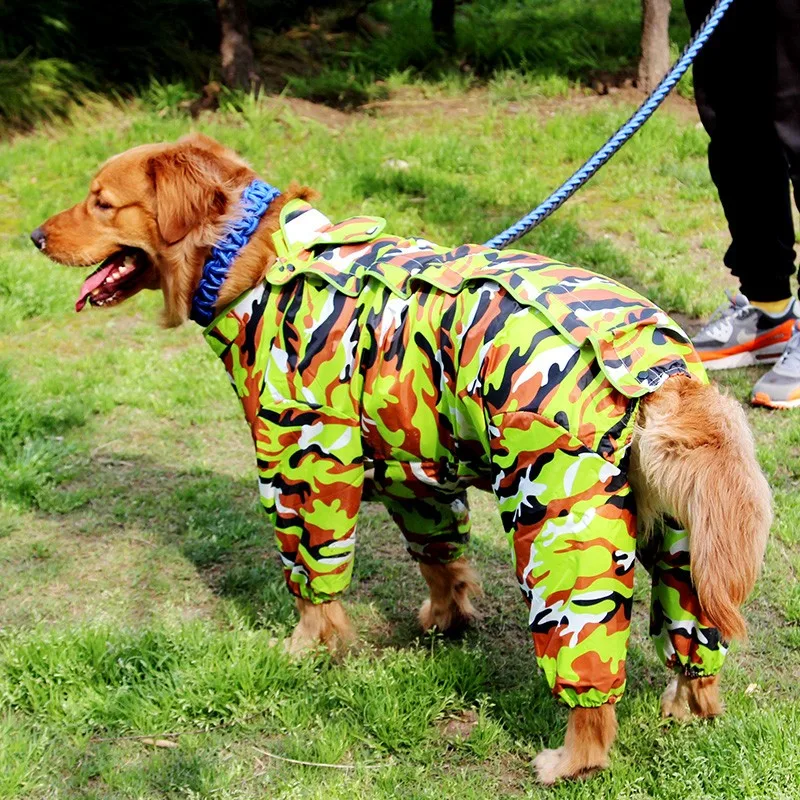 Camouflage Dog Raincoat Jacket Puppy Jumpsuit Outdoor Clothes Small Medium Large Dog Rain Hoodie Jacket Appreal for Labrador
Camouflage Dog Raincoat Jacket Puppy Jumpsuit Outdoor Clothes Small Medium Large Dog Rain Hoodie Jacket Appreal for Labrador