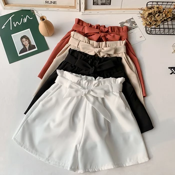 Elegant High Waist Sashes Shorts Women 2019 Summer Fashion Casual Elastic Waist Shorts Vintage Ladies Wide Leg Shorts Femme
Elegant High Waist Sashes Shorts Women 2019 Summer Fashion Casual Elastic Waist Shorts Vintage Ladies Wide Leg Shorts Femme