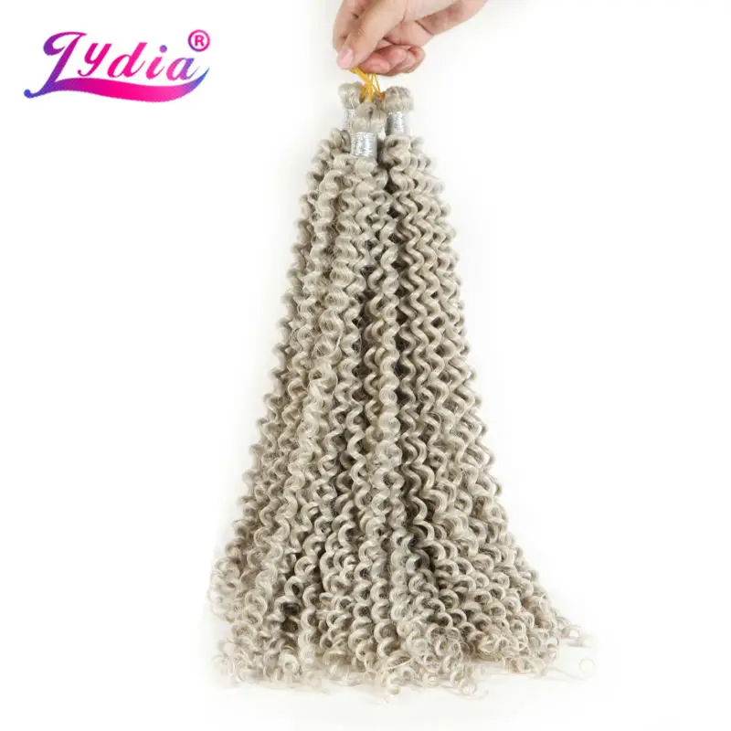 Lydia Freetress Synthetic Water Wave 28" 3Pieces/lot Pure Color Silvergrey Hair Extensions Bulk Crochet Latch Hook Braiding Hair
Lydia Freetress Synthetic Water Wave 28" 3Pieces/lot Pure Color Silvergrey Hair Extensions Bulk Crochet Latch Hook Braiding Hair