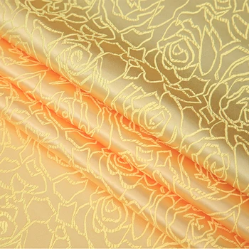 Yellow rose yard dyed tapestry satin 3D jacquard brocade fabric for dress cushion cover curtain table patchwork upholstery 
Yellow rose yard dyed tapestry satin 3D jacquard brocade fabric for dress cushion cover curtain table patchwork upholstery