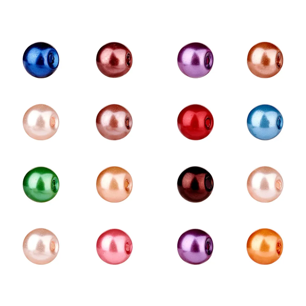 Mixed Random Color Pearlized Round Glass Pearl Beads for Jewelry Making DIY 6 8 10 12 14mm, Hole: 0.5-1.5mm
Mixed Random Color Pearlized Round Glass Pearl Beads for Jewelry Making DIY 6 8 10 12 14mm, Hole: 0.5-1.5mm