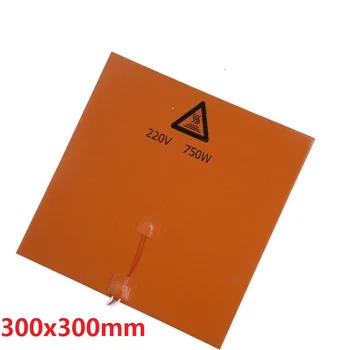 300x300mm 220v 750W Silicone Heating pad Heater for 3D Printer 3M Adhesive Back with NTC 100K
300x300mm 220v 750W Silicone Heating pad Heater for 3D Printer 3M Adhesive Back with NTC 100K